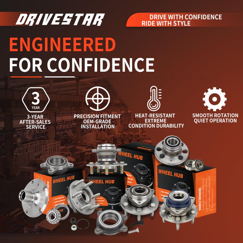 DRIVESTAR مجموعة محور العجلة الخلفية والمحمل DRIVESTAR 512207 الجانب الأيمن/جانب الراكب لسيارة لكزس ES300 2002-03/ES350 07-12/ES330 04-06، لسيارة تويوتا أفالون 2005-12/هايلاندر 01-03/كامري 02-11/سولارا 04-08، 5 مسامير - Image 5